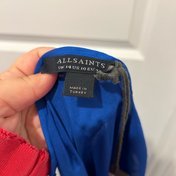 ALLSAINTS Bryony Dress in Delphinium Blue - Picture 5 of 6